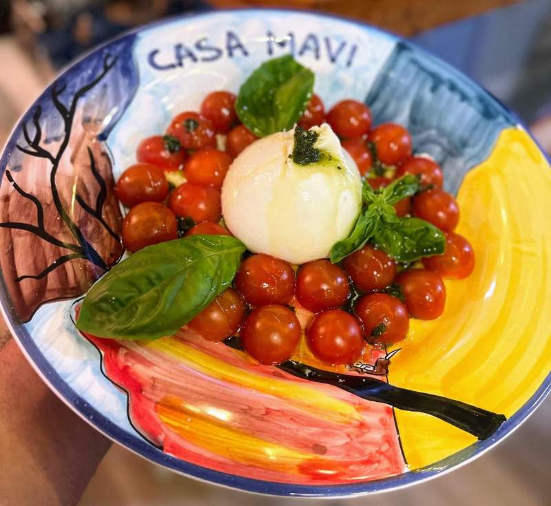 caprese de burrata